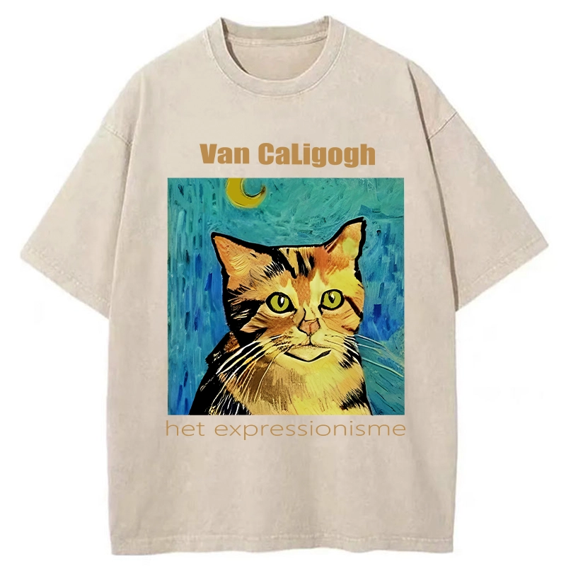 Tokyo-Tiger Van Caligogh Washed T-Shirt
