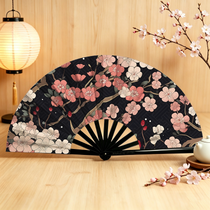 Tokyo-Tiger Blooming Sakura Hand Fan