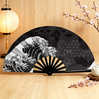 Tokyo-Tiger Great Wave Off Fuji Hand Fan