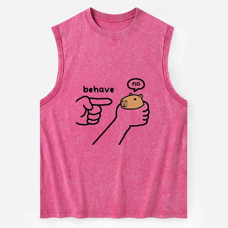 Tokyo-Tiger Dishonest Capybara Washed Tank