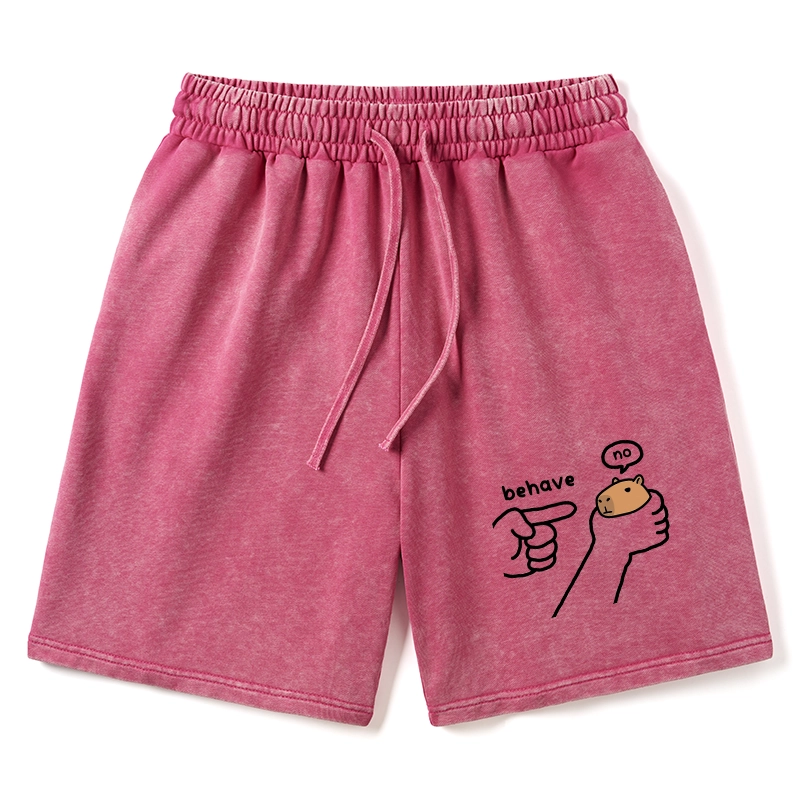 Tokyo-Tiger Dishonest Capybara Washed Shorts