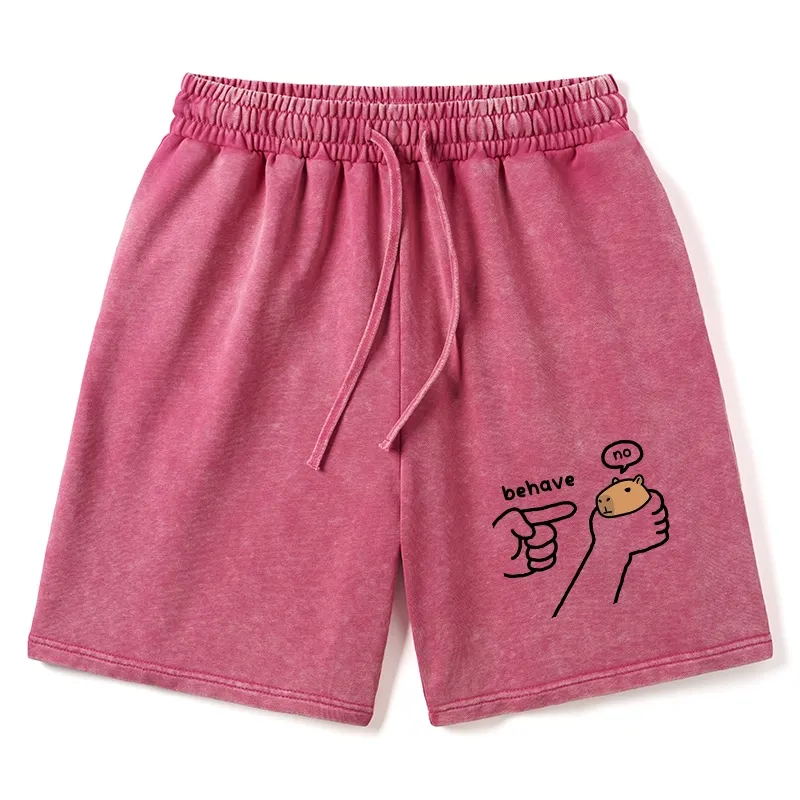 Tokyo-Tiger Dishonest Capybara Washed Shorts Sale