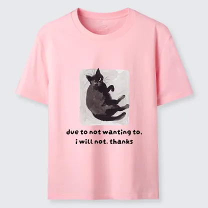 Tokyo-Tiger Cat Says No Thanks Funny Vibe Classic T-Shirt