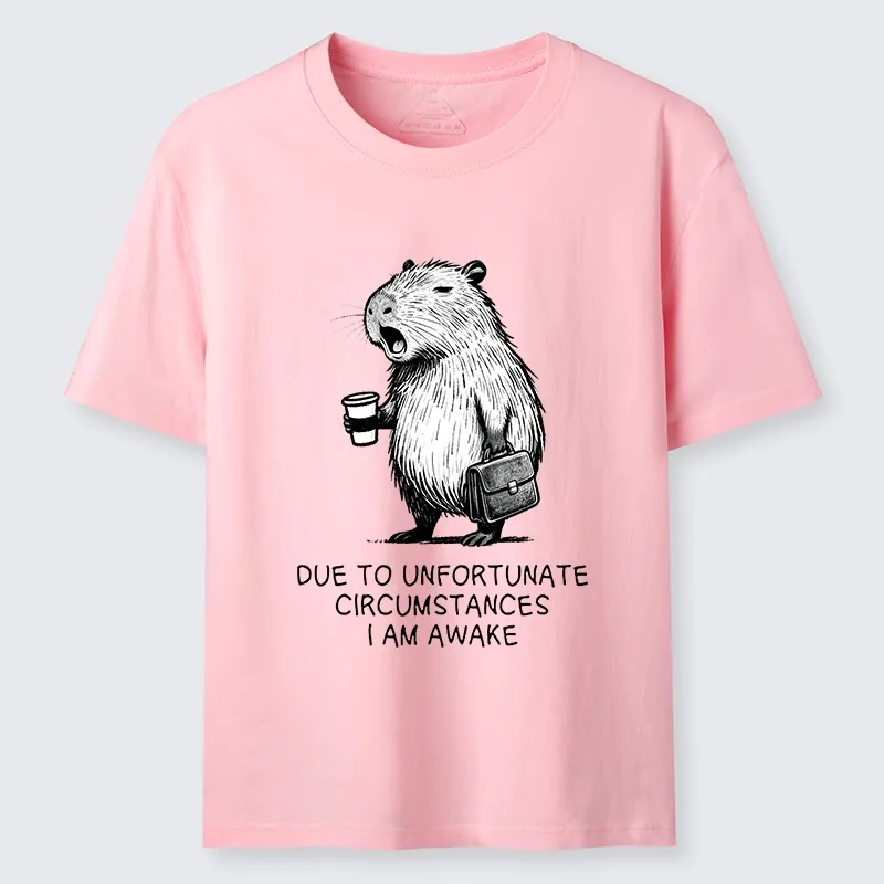 Tokyo-Tiger Capybara Is Awake Against Its Will Classic T-Shirt Sale