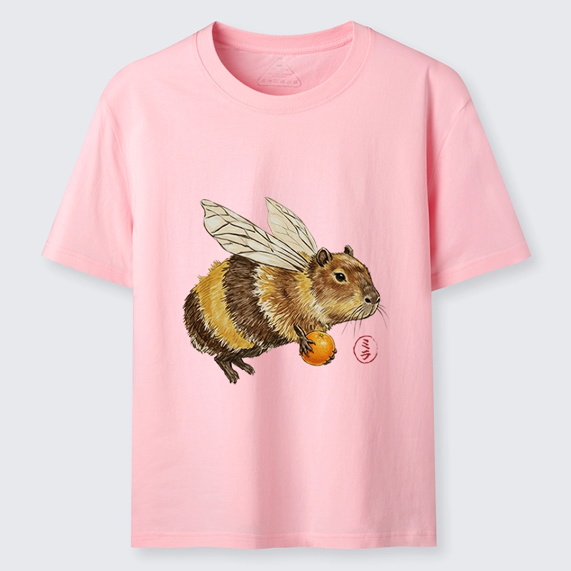 Tokyo-Tiger Funny Capybara Bee Meme Art Classic T-Shirt