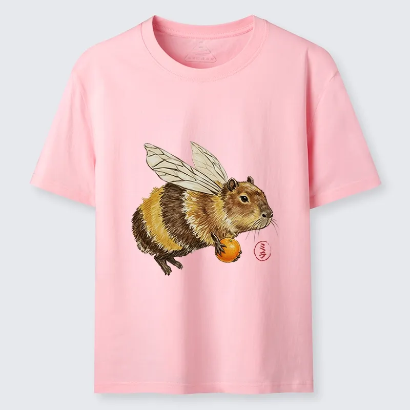 Tokyo-Tiger Funny Capybara Bee Meme Art Classic T-Shirt