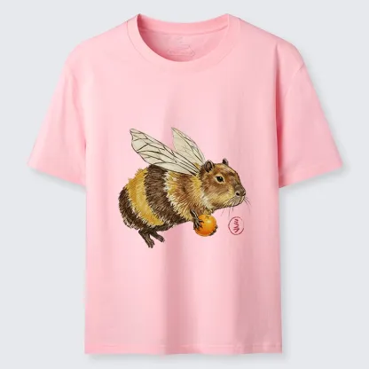 Tokyo-Tiger Funny Capybara Bee Meme Art Classic T-Shirt