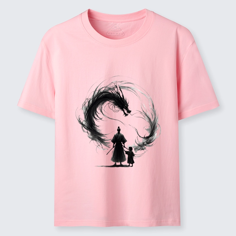 Tokyo-Tiger Samurai And Dragon Fatherhood Classic T-Shirt