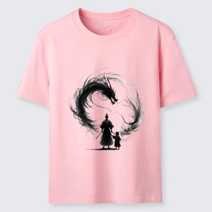 Tokyo-Tiger Samurai And Dragon Fatherhood Classic T-Shirt