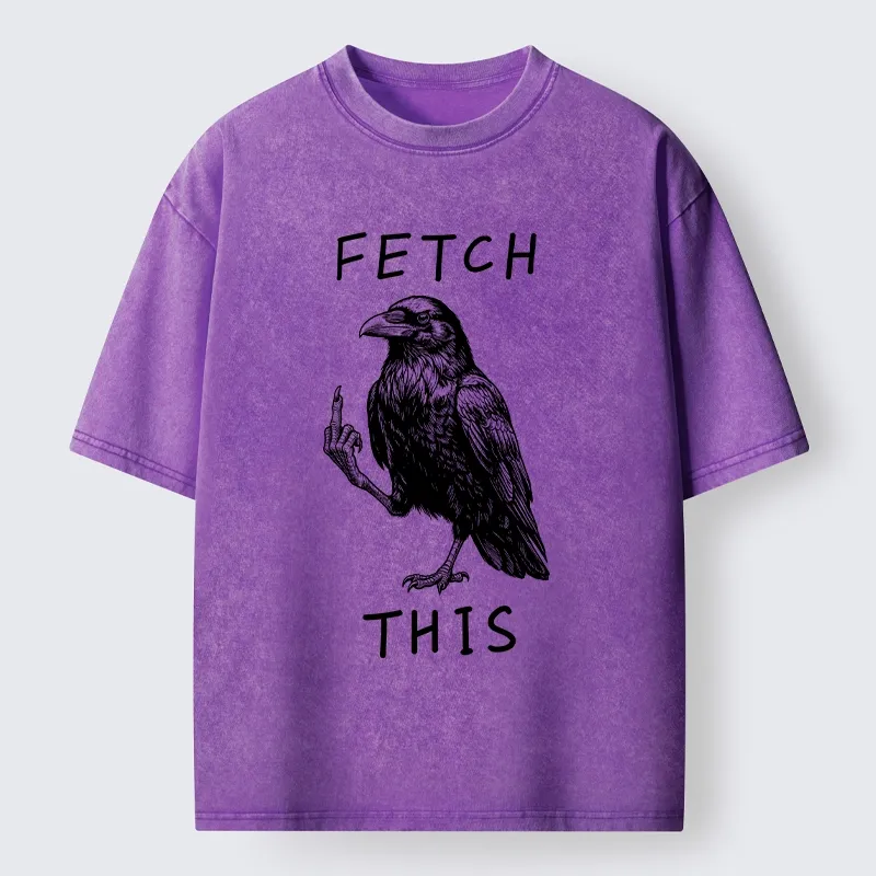Tokyo-Tiger Funny Crow Meme With Attitude Washed T-Shirt Sale