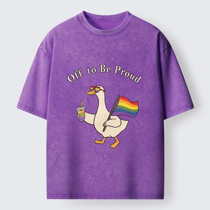 Tokyo-Tiger Off To Be Proud Goose Edition Washed T-Shirt