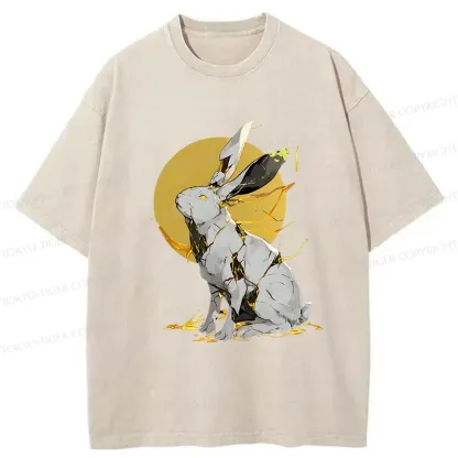 Tokyo-Tiger Broken Rabbit Washed T-Shirt