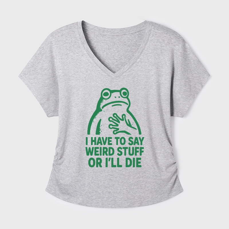 Tokyo-Tiger Weird Frog Funny Meme Modal Dolman Sleeve T-Shirt