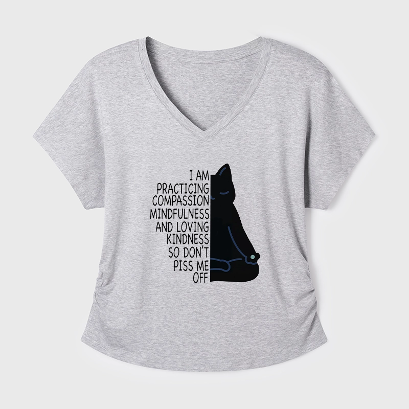 Tokyo-Tiger Calm Black Cat With Anger Issues Modal Dolman Sleeve T-Shirt