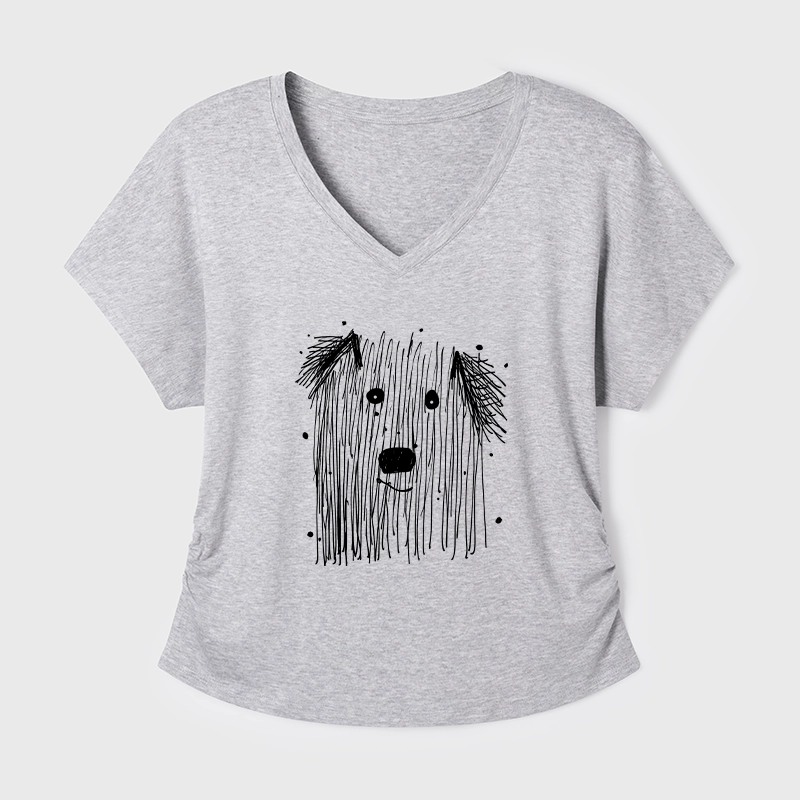 Tokyo-Tiger Fluffy Chaos In Dog Form Modal Dolman Sleeve T-Shirt