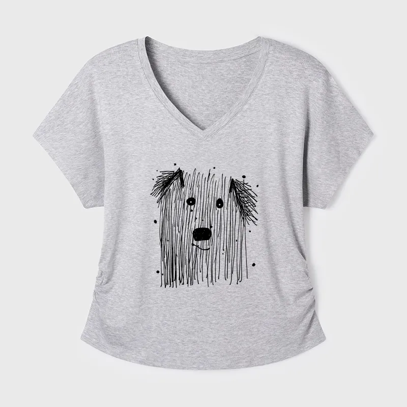 Tokyo-Tiger Fluffy Chaos In Dog Form Modal Dolman Sleeve T-Shirt