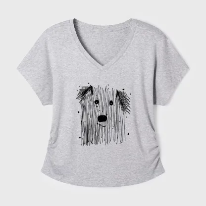 Tokyo-Tiger Fluffy Chaos In Dog Form Modal Dolman Sleeve T-Shirt