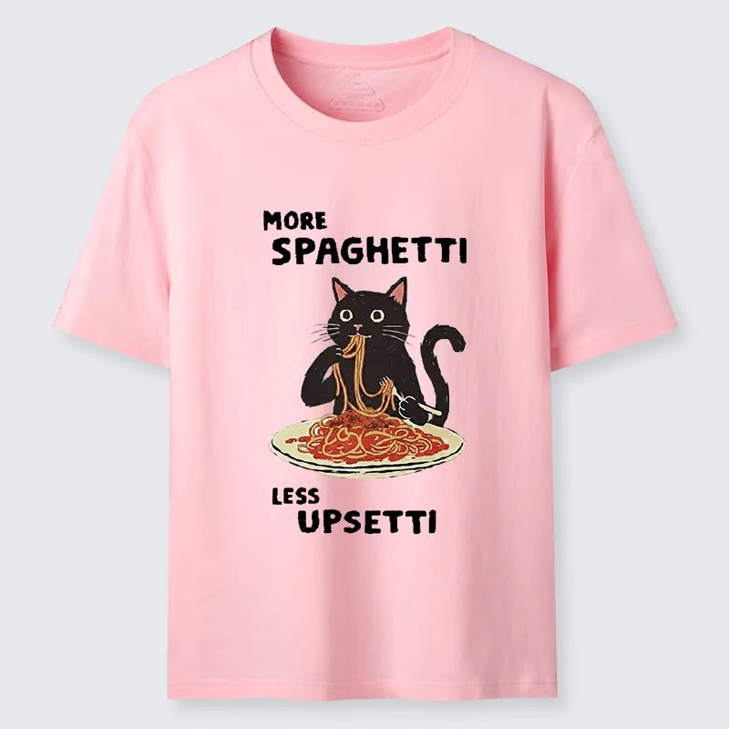 Tokyo-Tiger More Spaghetti Less Upsetti Cat Classic T-Shirt Sale