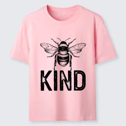 Tokyo-Tiger Minimalist Bee Kind Illustration Classic T-Shirt