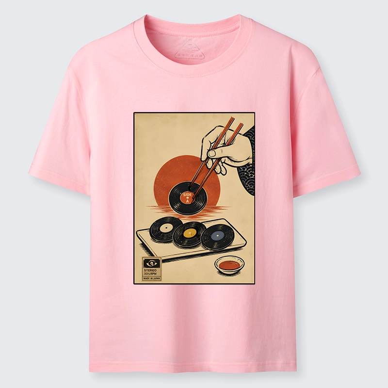Tokyo-Tiger Chopsticks And Vinyl Sushi Art Classic T-Shirt