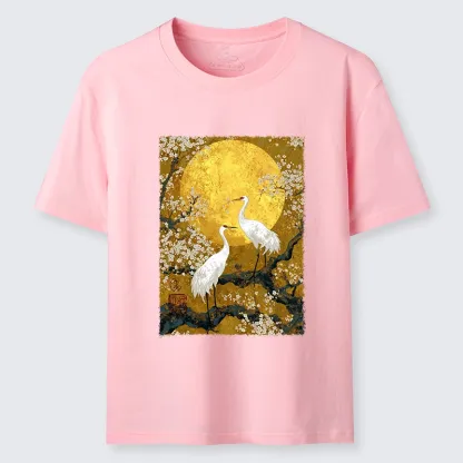 Tokyo-Tiger Traditional Japanese Crane Art Classic T-Shirt