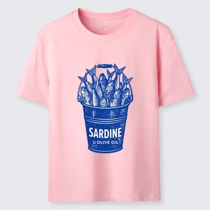 Tokyo-Tiger Vintage Bucket Full Of Fresh Sardines Classic T-Shirt