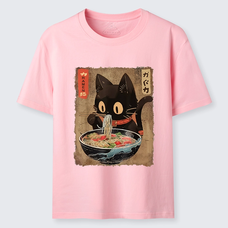 Tokyo-Tiger Ramen Cat Living Its Best Life Classic T-Shirt