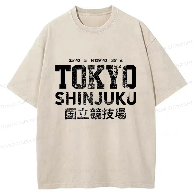 Tokyo-Tiger Tokyo Shinjuku Washed T-Shirt