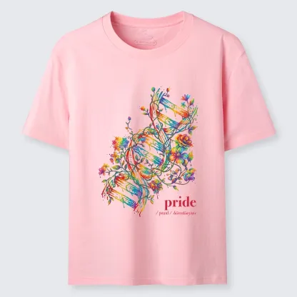 Tokyo-Tiger Floral Rainbow DNA Full Of Pride Spirit Classic T-Shirt