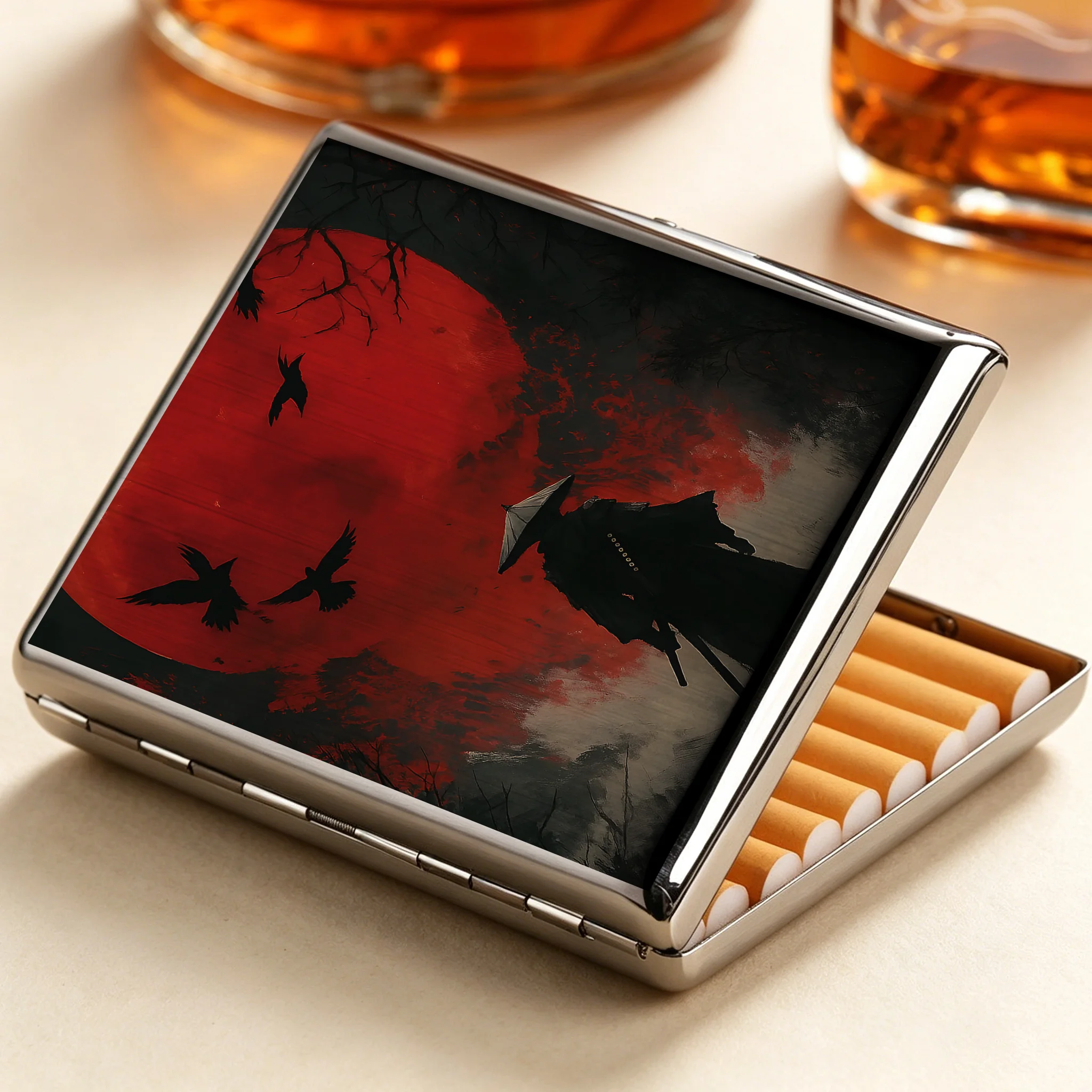 Tokyo-Tiger Blood Night Samurai Cigarette Case