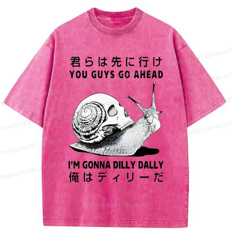 Tokyo-Tiger Dilly Dally's Snail Washed T-Shirt