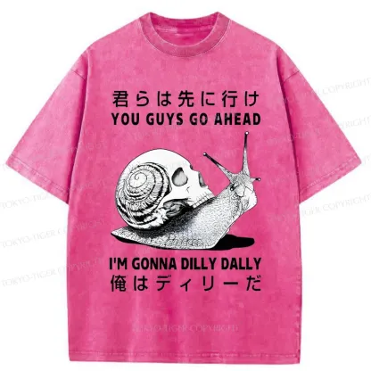 Tokyo-Tiger Dilly Dally's Snail Washed T-Shirt