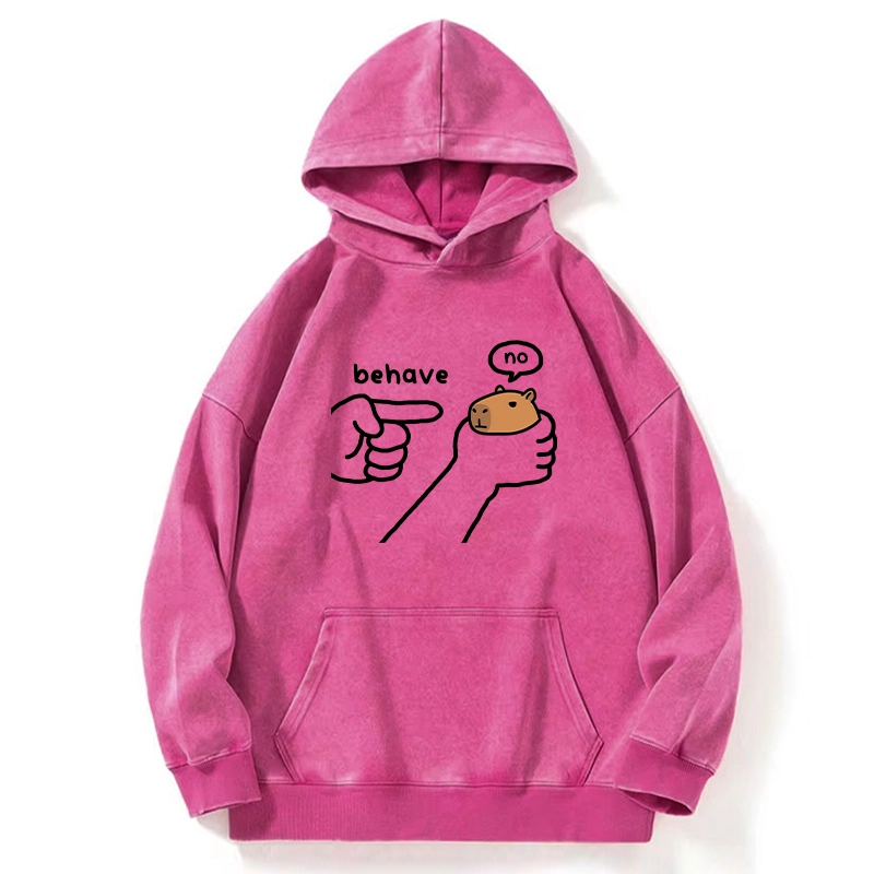 Tokyo-Tiger Dishonest Capybara Washed Hoodie