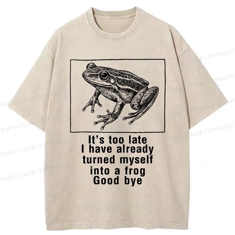 Tokyo-Tiger It's Too Late Washed T-Shirt