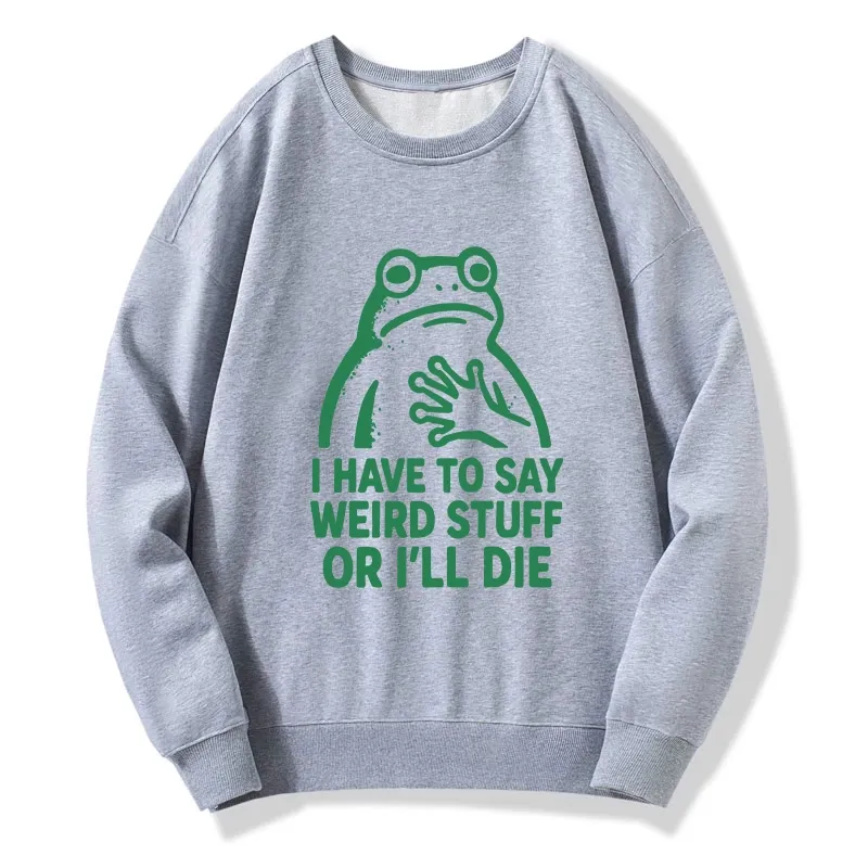 Tokyo-Tiger Weird Frog Funny Meme Classic Sweatshirt