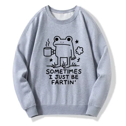 Tokyo-Tiger Sometimes A Frog Just Needs To Fart Classic Sweatshirt