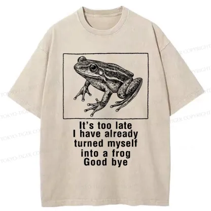 Tokyo-Tiger It's Too Late Washed T-Shirt