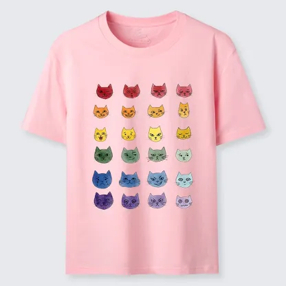 Tokyo-Tiger Watercolor Rainbow Cat Classic T-Shirt
