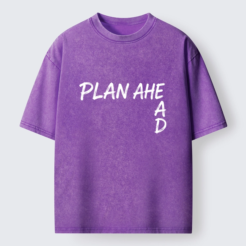 Tokyo-Tiger Plan Ahead Do Not Rush Things Washed T-Shirt