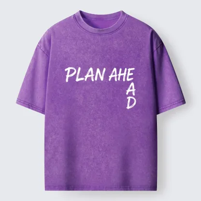 Tokyo-Tiger Plan Ahead Do Not Rush Things Washed T-Shirt