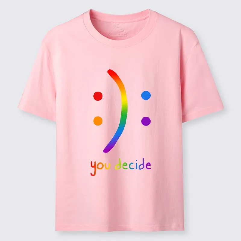Tokyo-Tiger Colorful Rainbow Smile You Decide Classic T-Shirt Sale