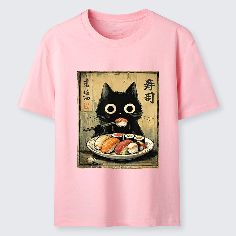 Tokyo-Tiger Vintage Japanese Sushi Cat Classic T-Shirt