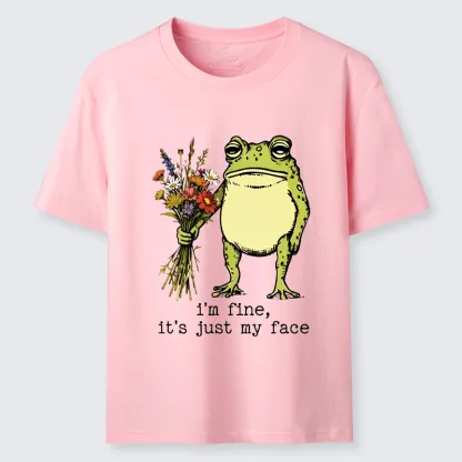 Tokyo-Tiger Funny Frog Meme My Face Lies Classic T-Shirt
