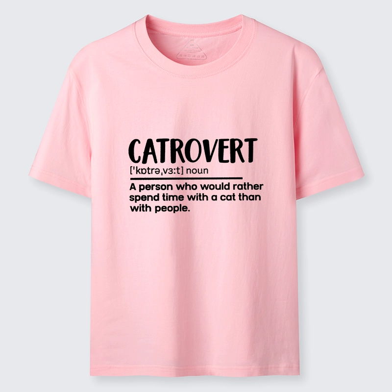 Tokyo-Tiger Catrovert Love Cats Not People Classic T-Shirt