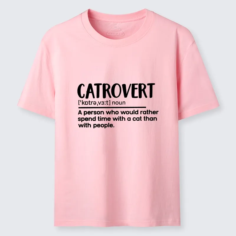 Tokyo-Tiger Catrovert Love Cats Not People Classic T-Shirt