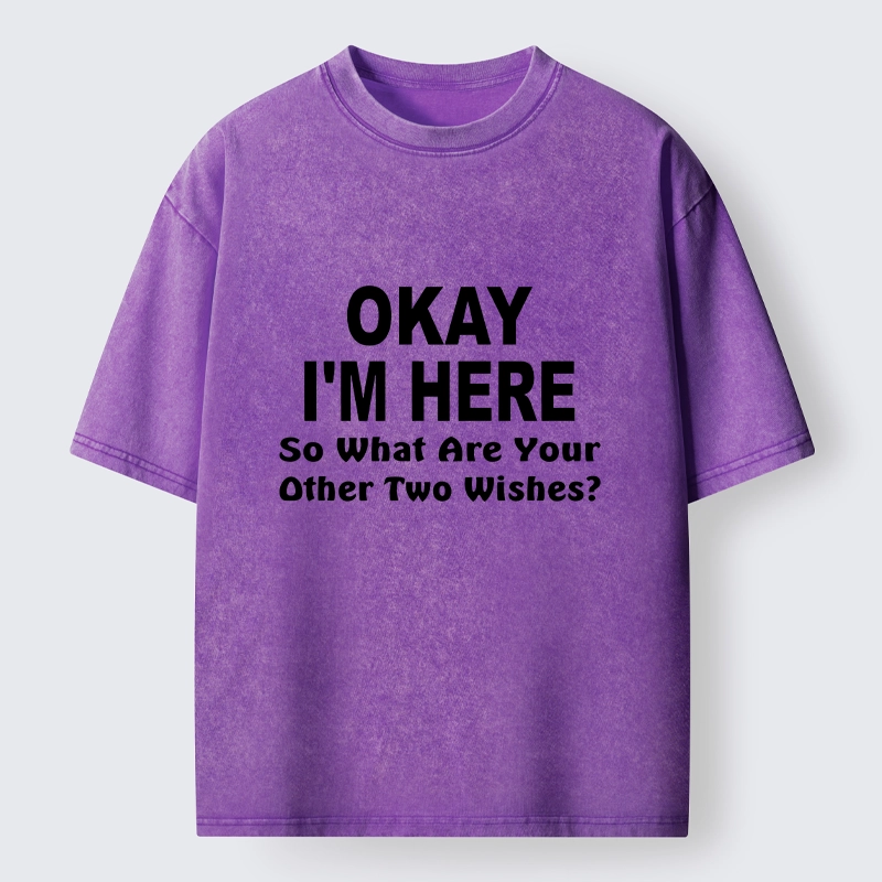 Tokyo-Tiger Meme Vibes Of Three Magic Wishes Washed T-Shirt