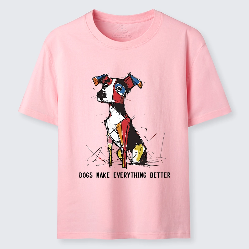Tokyo-Tiger Colorful Puppy Street Art Graphic Classic T-Shirt