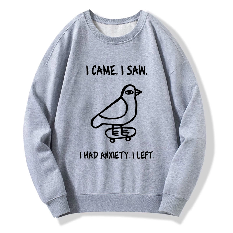Tokyo-Tiger Funny Meme Bird Just Needs A Break Classic Sweatshirt