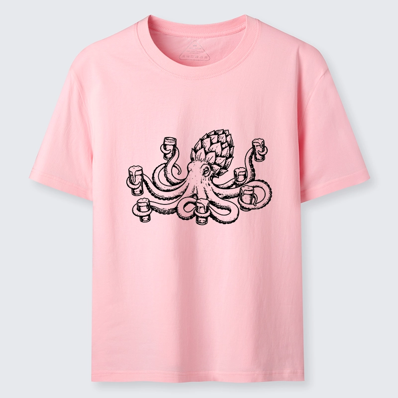 Tokyo-Tiger Sea Creature Loves Cold Brew Drinks Classic T-Shirt