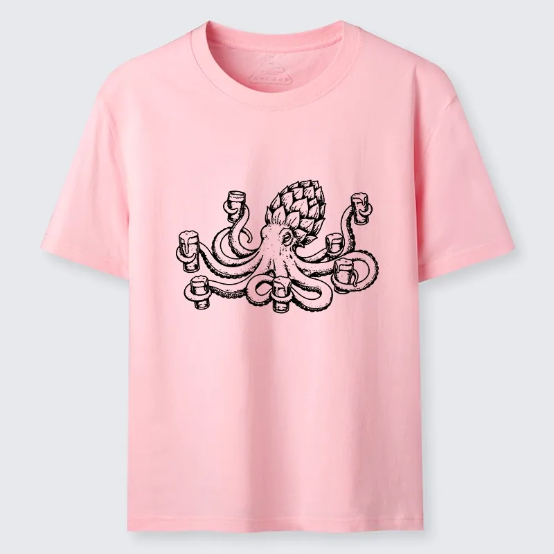 Tokyo-Tiger Sea Creature Loves Cold Brew Drinks Classic T-Shirt
